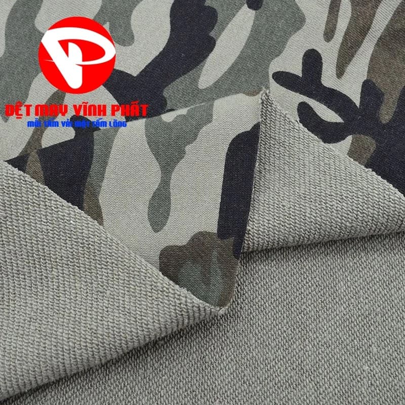 Vải nỉ 3c rằn ri - 070