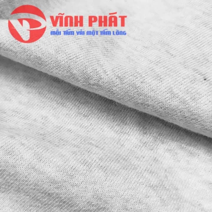 Vải nỉ 3c - Xám tiêu - 019 — ảnh thu nhỏ 4