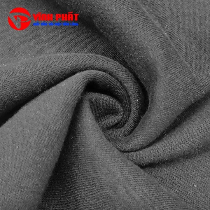 Vải nỉ 3c cào bông - đen — ảnh thu nhỏ 2