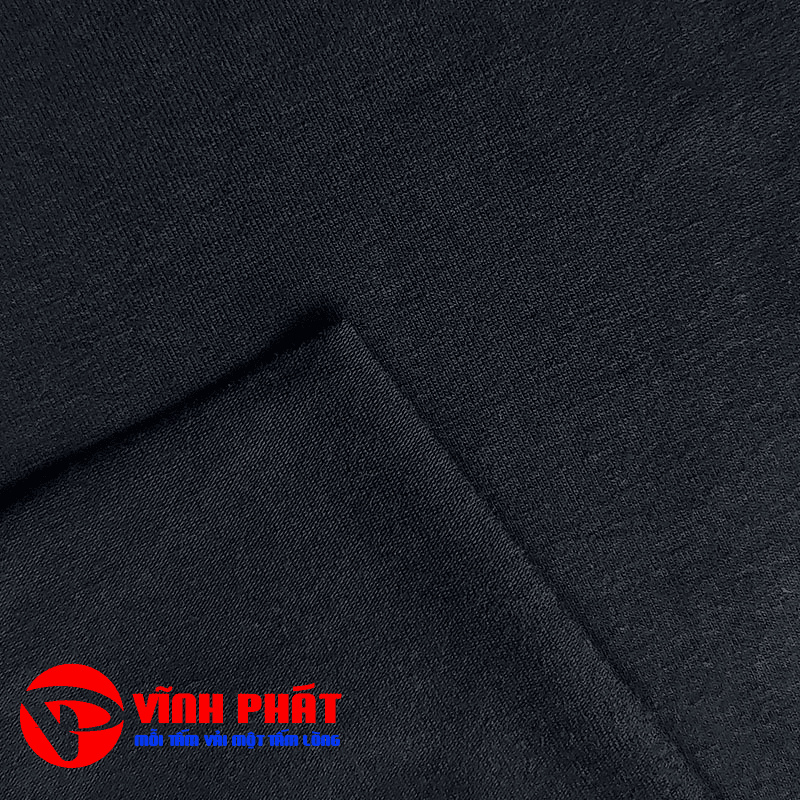 Vải thun cotton 2c - Đen — ảnh thu nhỏ 4