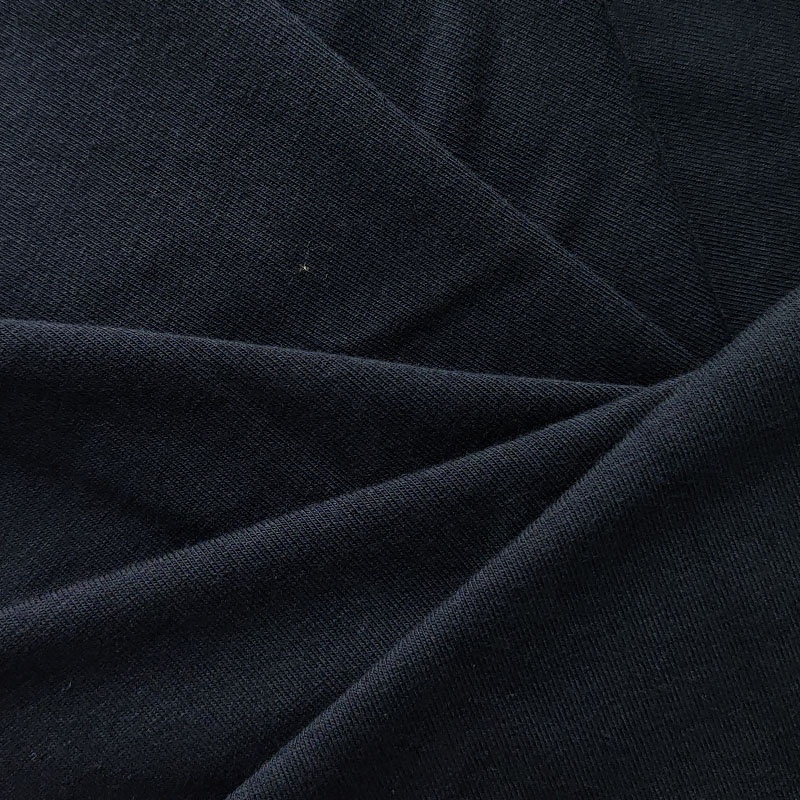 Vải thun cotton 2 chiều màu đen — ảnh thu nhỏ 2