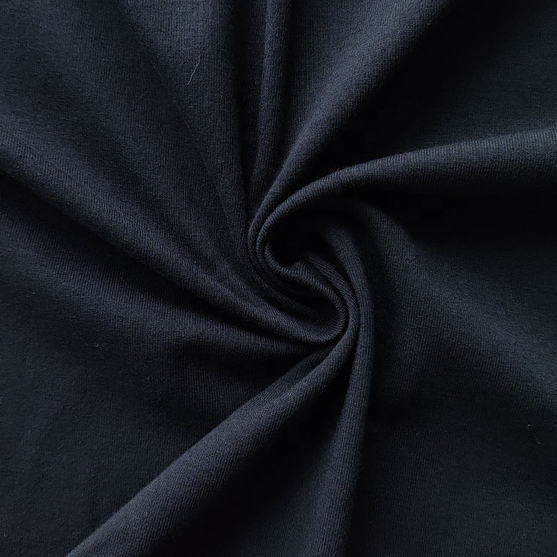 Vải thun cotton 2 chiều màu đen — ảnh thu nhỏ 4